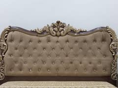 King bed , side tables, mattress
