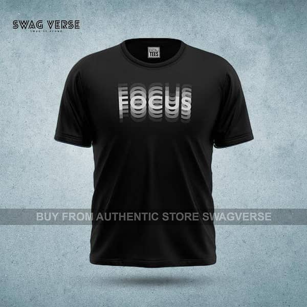 t shirt for men - Basic Half Sleeves T-Shirt for Men | Women and Girls – shirts for boys -  Premium Cotton Blend, Stylish & Comfortable – shirts for men - deal for All Seasons Focusblk S