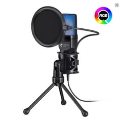 RGB Gaming condenser microphone, streaming mic , mic for streaming