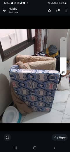 folding mattress 10/10 clean condition (unused) 03158351448 watsapp