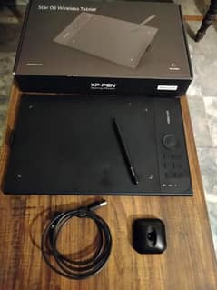Xpen drawing tablet with box and complete accessories.