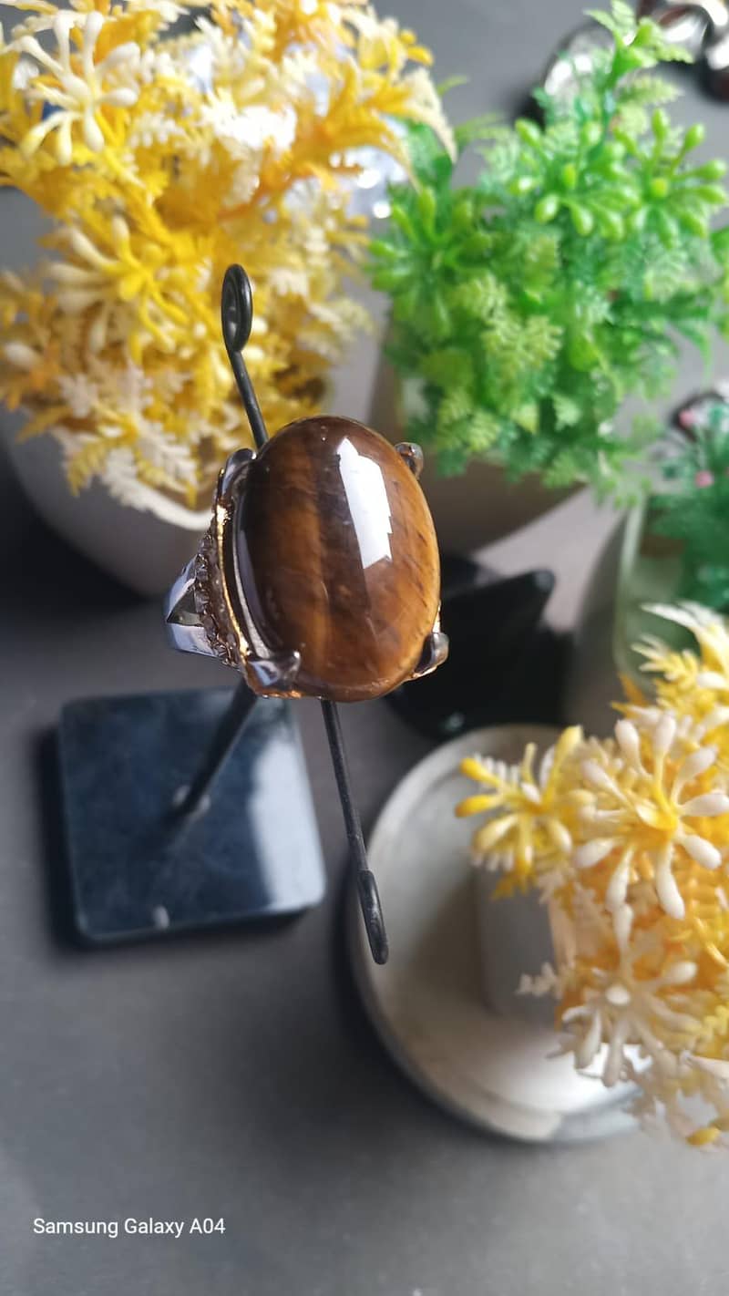 beautiful natural stones ring 7