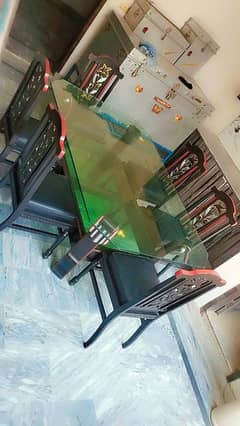 6 chair dining table condition 10 by 10