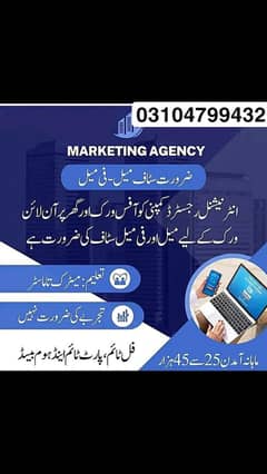 urgent need staff for male and female