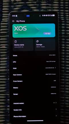 Infinix Note 40 8+8/256 hy 5 month warrenty b pari hy