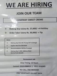 Ice cream shop
