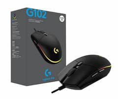 Logitech G102 LIGHTSYNC RGB 6 Button Gaming Mouse (Black)