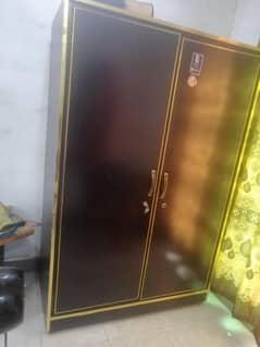 safe almari black colr 99% new condition for sale contact 03347640500