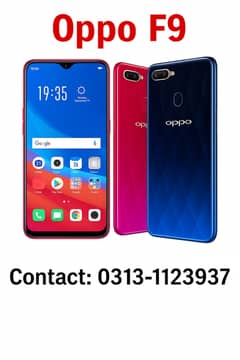 Oppo f9 box pack