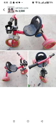 kids 3 wheel cycle
