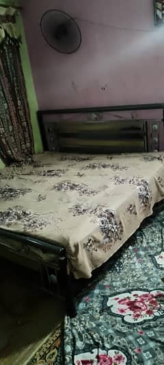 iron bed double size