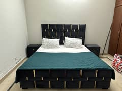 BED AND SIDE TABLES