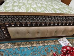 king size bed with mattress