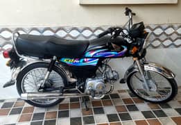 Honda CD 70 Black 2024 | First Owner Bike 10/10
