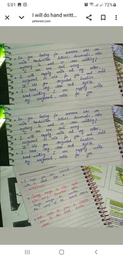 I will write hand written/soft form assignment and research paper