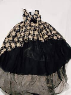 Black tailed gown