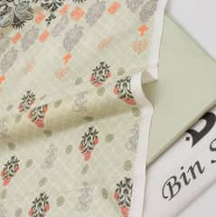 2 Pcs Woman's Unstitched  Digital Print Suit.  03298045857 Whatsapp