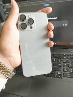 iphone 15 pro max natural titanium JV