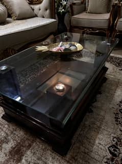 wooden drawing room table