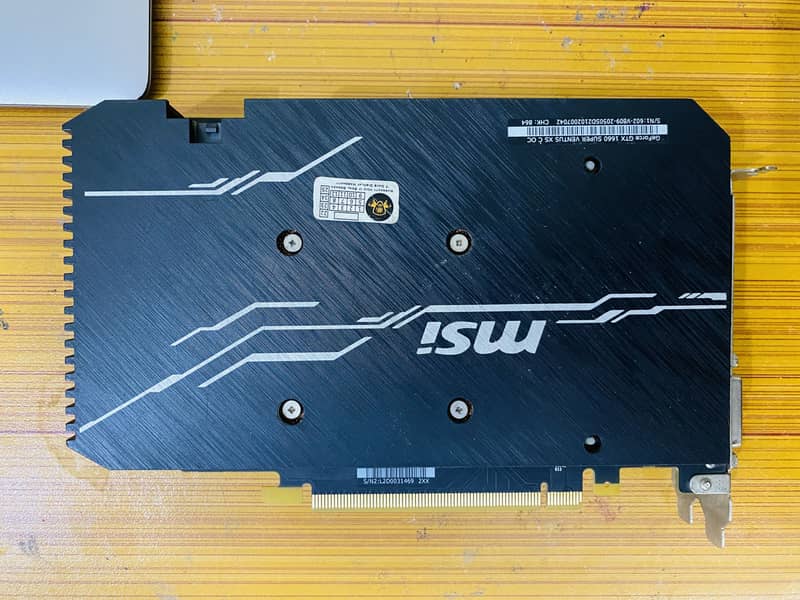 MSI Nvidia GeForce GTX 1660 Super Back Plated | 6GB GDDR6 192 Bit 2
