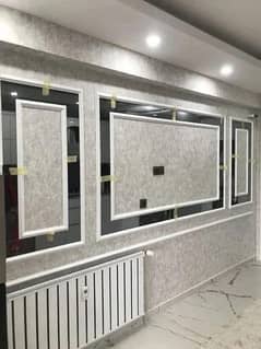 pvc wall panel. Wallpaper sheet. vinyl & wood flooring. ceiling mozai