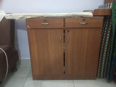 Wooden Iron Stand