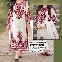 3 piece Stiched drees Size available whole sale price