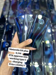 MOTOROLA G6PLUS 4GB/64GB PTA APPROVE  Cheap price/ Low price/low budge