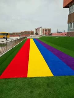 Rainbow Grass | Futsal Turf | Sports grass Field | Artificial Grass