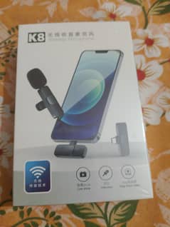 Professional K8/K9 Wireless Mic – Perfect for YouTube & Vlogging!
