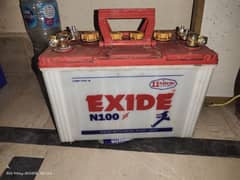 exide battery 100