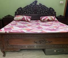 Wooden bedset