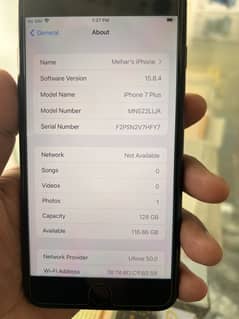 iphone 7 Plus PTA Approved 128GB 10/9