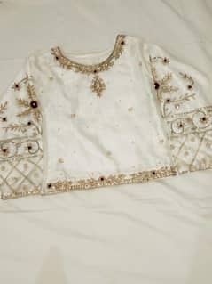 White lehnga