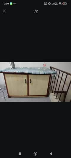Solid iron table