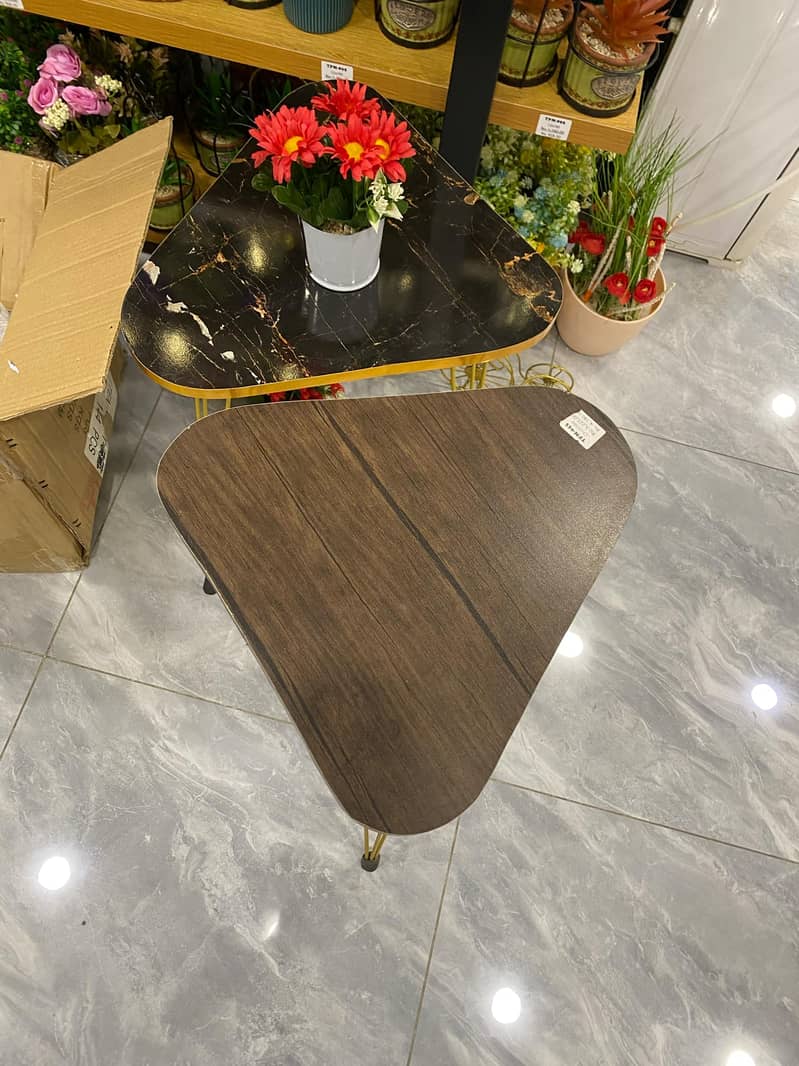 set of 3 Round coffee Table HIGH Gloss Nesting End Tables 9