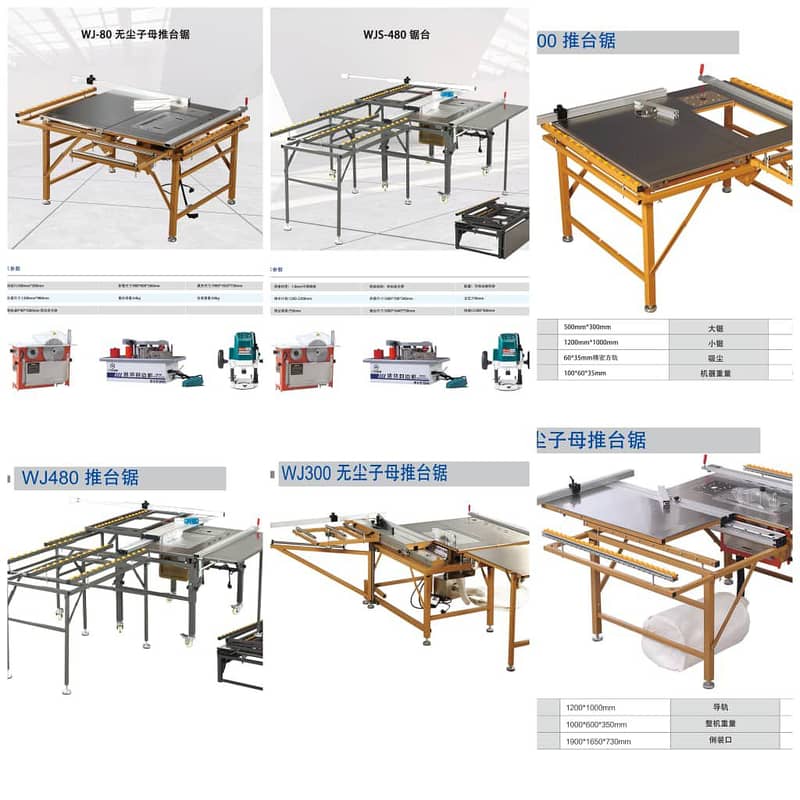 Edge banding Combined table saw router machine 3