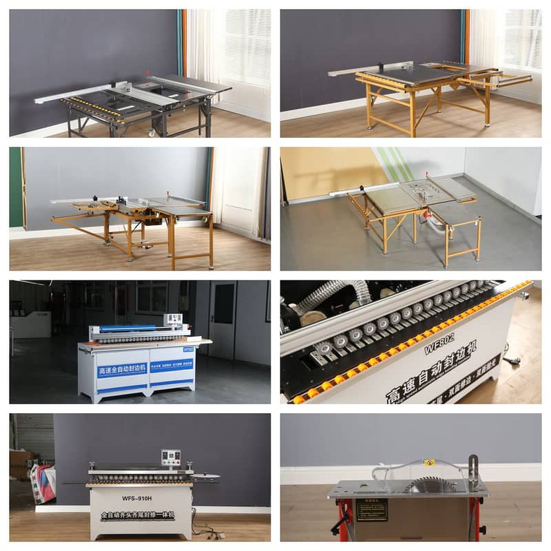 Edge banding Combined table saw router machine 4