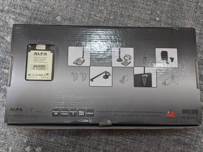 AWUS036H Alfa WiFi adapter Mointer Mood and Packet Injection sportad ...
