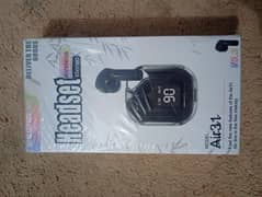 Air31 TWS transparent Earbuds Bluetooth 5.3V contact number03122693610
