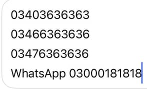 Telenor Golden Sequence Numbers