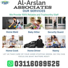 Maid/House Maids/Cook/Driver/Babysitter/Couple/Patient Care/Helper