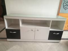 White Console Table with drawers