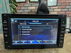 Lcd tape panel for car with bluetooth dvd etc
