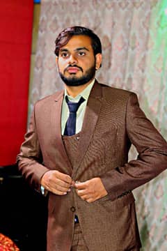 three piece suit in new condition