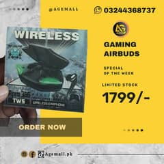 Gaming airbuds price in pakistan cod all over pakistan