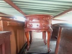 A Complete Wooden Bed Set