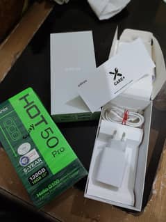 Infinix hot 50 pro in titanium grey color