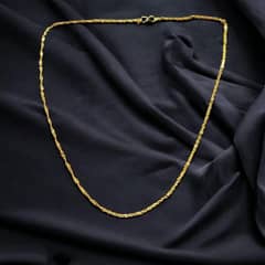 Luxury Gold Plated  Necklace Chain  |  Free Home Delivery