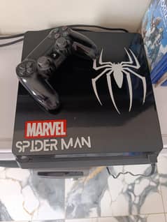 PS4 500GB with Box ((Spiderman Skin))